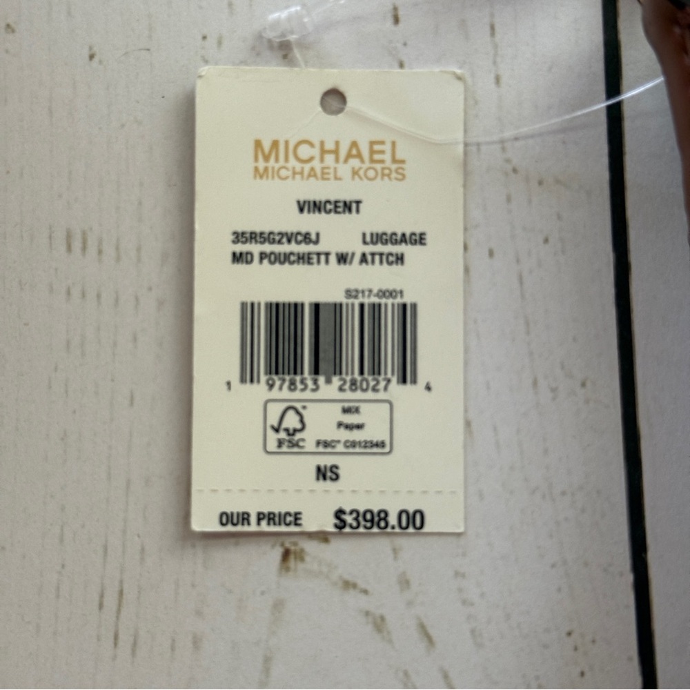 Michael Kors | Vincent Logo Shoulder Bag with Pochette, Medium - Picture 14 of 14